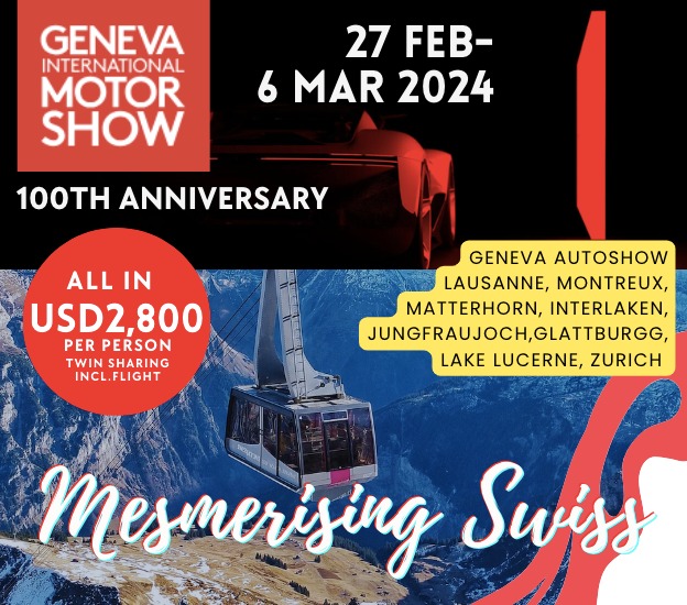 9 Days 6 Nights of Mesmerising Swiss | Geneva, Leysin, Brig, Interlaken, Luzern, Lucerne & Zurich
